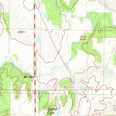 United States Geological Survey Pleasant Grove, IA (1981, 24000-Scale) digital map