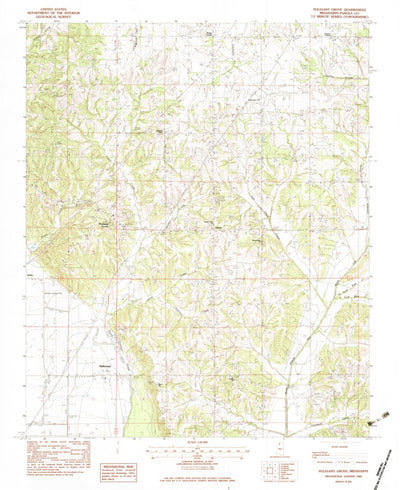 United States Geological Survey Pleasant Grove, MS (1983, 24000-Scale) digital map