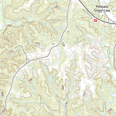 United States Geological Survey Pleasant Grove, MS (2020, 24000-Scale) digital map