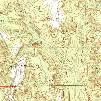 United States Geological Survey Pleasant Hill, AL (1987, 24000-Scale) digital map
