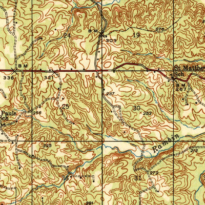 United States Geological Survey Pleasant Hill, LA (1944, 62500-Scale) digital map