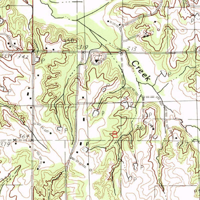 United States Geological Survey Pleasant Hill, MS-TN (1982, 24000-Scale) digital map