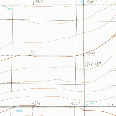 United States Geological Survey Pleasant Hill NE, NM-TX (1985, 24000-Scale) digital map