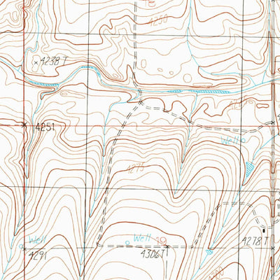 United States Geological Survey Pleasant Hill NE, NM-TX (1985, 24000-Scale) digital map