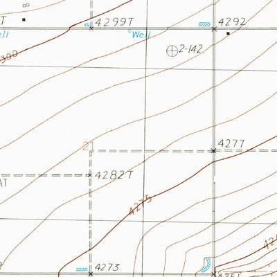United States Geological Survey Pleasant Hill, NM-TX (1985, 24000-Scale) digital map