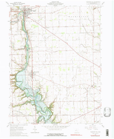 United States Geological Survey Pleasant Hill, OH (1961, 24000-Scale) digital map