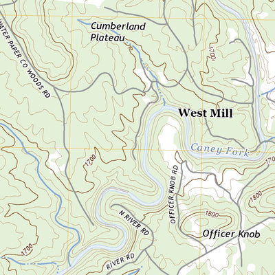 United States Geological Survey Pleasant Hill, TN (2022, 24000-Scale) digital map