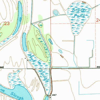United States Geological Survey Pleasant Hill West, IL-MO (1993, 24000-Scale) digital map