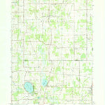 United States Geological Survey Pleasant Lake, MI (1970, 24000-Scale) digital map