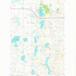 United States Geological Survey Pleasant Lake, ND (1971, 24000-Scale) digital map