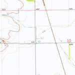 United States Geological Survey Pleasant Mound, IL (1974, 24000-Scale) digital map