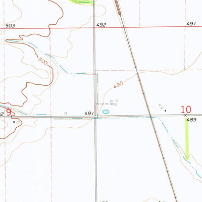 United States Geological Survey Pleasant Mound, IL (1974, 24000-Scale) digital map
