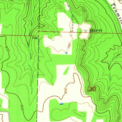 United States Geological Survey Pleasant Plains, AR (1965, 24000-Scale) digital map