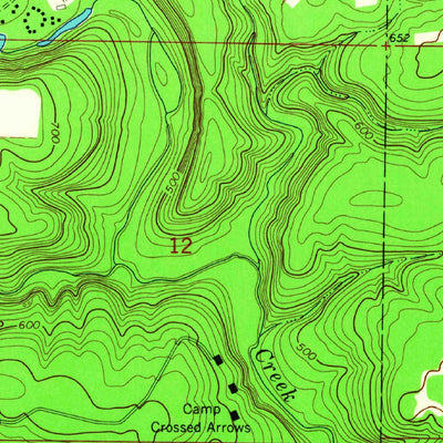 United States Geological Survey Pleasant Plains, AR (1965, 24000-Scale) digital map