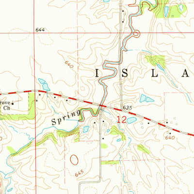 United States Geological Survey Pleasant Plains, IL (1971, 24000-Scale) digital map