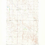 United States Geological Survey Pleasant Prairie, MT (1973, 24000-Scale) digital map