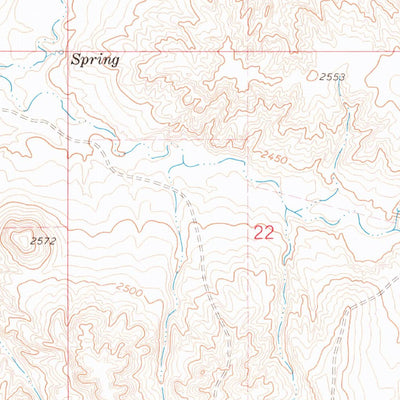 United States Geological Survey Pleasant Prairie SW, MT (1973, 24000-Scale) digital map