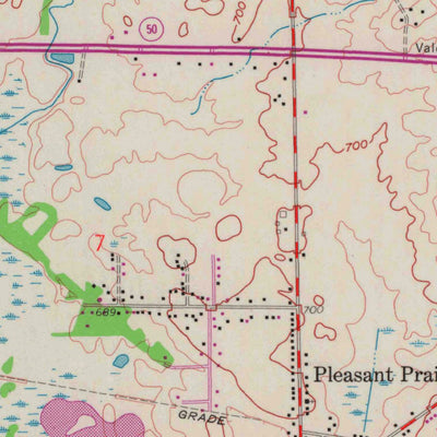 United States Geological Survey Pleasant Prairie, WI (1958, 24000-Scale) digital map