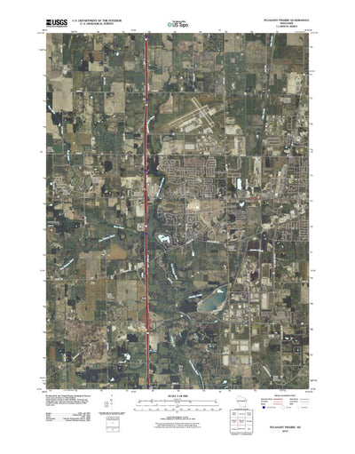 United States Geological Survey Pleasant Prairie, WI (2010, 24000-Scale) digital map