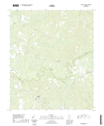 United States Geological Survey Pleasant Ridge, AL (2020, 24000-Scale) digital map