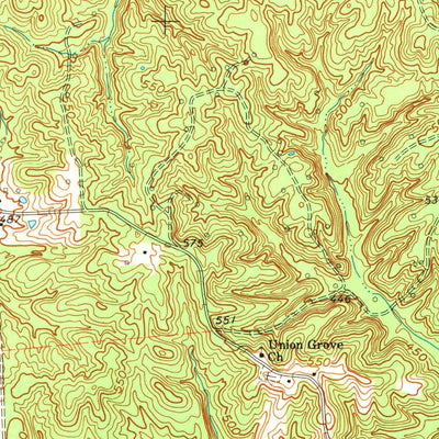 United States Geological Survey Pleasant Ridge, KY (1973, 24000-Scale) digital map