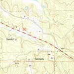 United States Geological Survey Pleasant Ridge, MS (1982, 24000-Scale) digital map