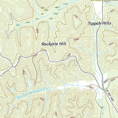 United States Geological Survey Pleasant Ridge, MS (2020, 24000-Scale) digital map