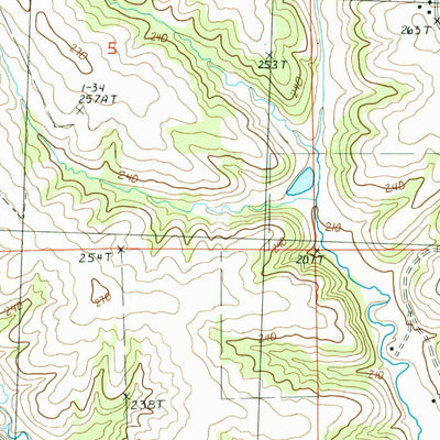 United States Geological Survey Pleasant Valley, IL (1985, 24000-Scale) digital map