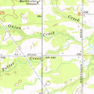 United States Geological Survey Pleasant Valley, MI (1973, 24000-Scale) digital map
