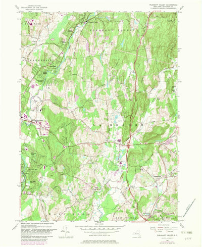 United States Geological Survey Pleasant Valley, NY (1957, 24000-Scale) digital map