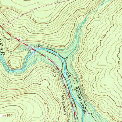 United States Geological Survey Pleasant View Summit, PA (1965, 24000-Scale) digital map