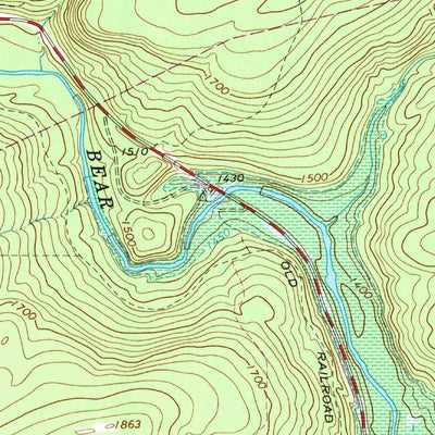 United States Geological Survey Pleasant View Summit, PA (1992, 24000-Scale) digital map