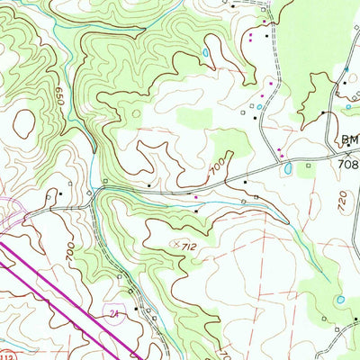 United States Geological Survey Pleasant View, TN (1957, 24000-Scale) digital map