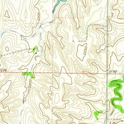United States Geological Survey Pleasanton NW, NE (1962, 24000-Scale) digital map