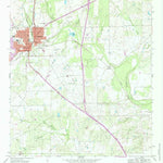 United States Geological Survey Pleasanton, TX (1968, 24000-Scale) digital map