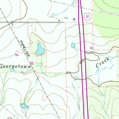 United States Geological Survey Pleasanton, TX (1968, 24000-Scale) digital map