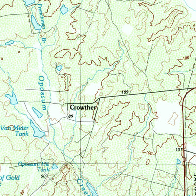 United States Geological Survey Pleasanton, TX (1985, 100000-Scale) digital map