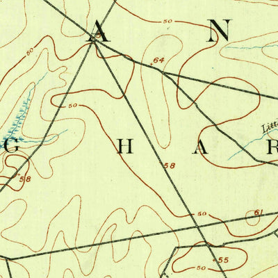 United States Geological Survey Pleasantville, NJ (1890, 62500-Scale) digital map