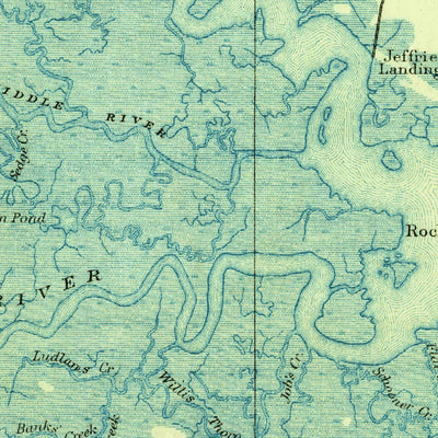 United States Geological Survey Pleasantville, NJ (1890, 62500-Scale) digital map