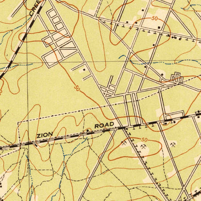 United States Geological Survey Pleasantville, NJ (1943, 62500-Scale) digital map
