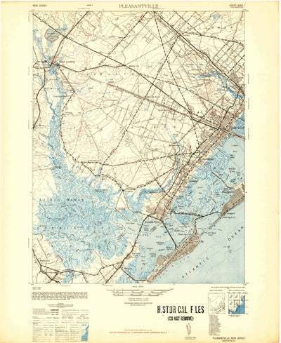 United States Geological Survey Pleasantville, NJ (1948, 62500-Scale) digital map