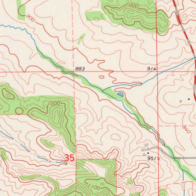 United States Geological Survey Pleasantville, WI (1973, 24000-Scale) digital map