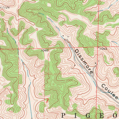 United States Geological Survey Pleasantville, WI (1973, 24000-Scale) digital map