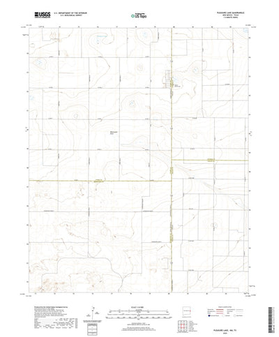 United States Geological Survey Pleasure Lake, NM (2020, 24000-Scale) digital map