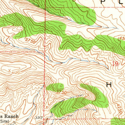 United States Geological Survey Pleito Hills, CA (1958, 24000-Scale) digital map