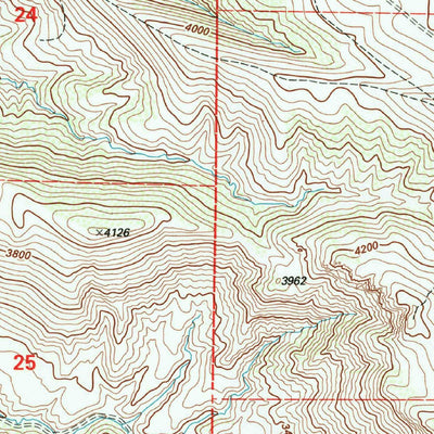 United States Geological Survey Pleito Hills, CA (1995, 24000-Scale) digital map