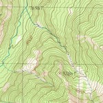 United States Geological Survey Plenty Coups Peak, WY (1989, 24000-Scale) digital map