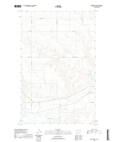 United States Geological Survey Plentywood SW, MT (2020, 24000-Scale) digital map