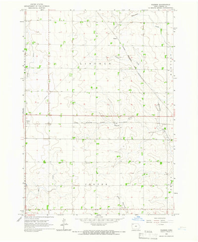 United States Geological Survey Plessis, IA (1964, 24000-Scale) digital map