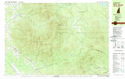 United States Geological Survey Pliny Range, NH (1982, 25000-Scale) digital map